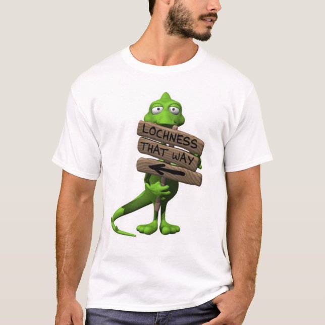 T-shirt do monstro de Loch Ness (Frente)