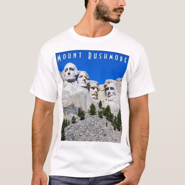 T-shirt do Monte Rushmore Mens (Frente)