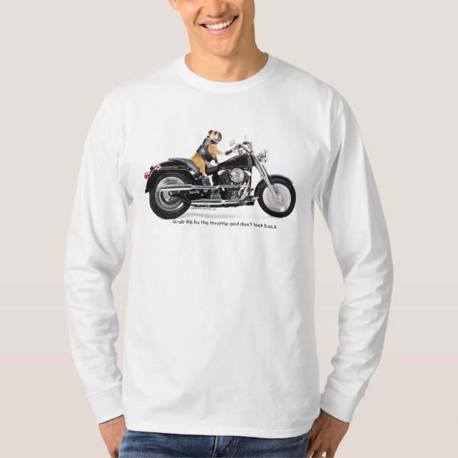 T-shirt do motociclista de Zelda (Frente)