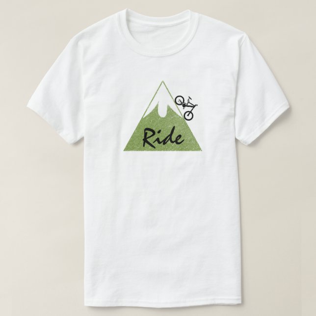 T-shirt do Mountain bike (Frente do Design)