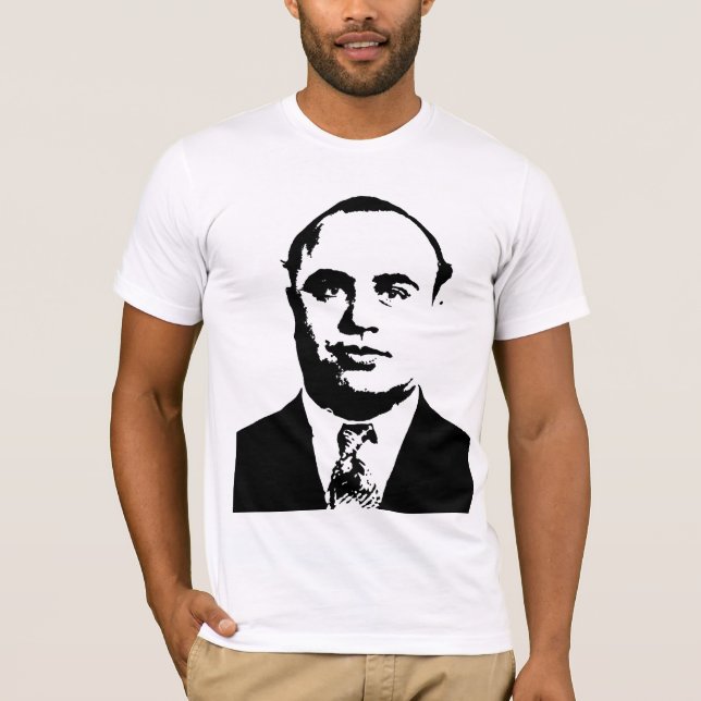 T-shirt do Mugshot de Al Capone (Frente)