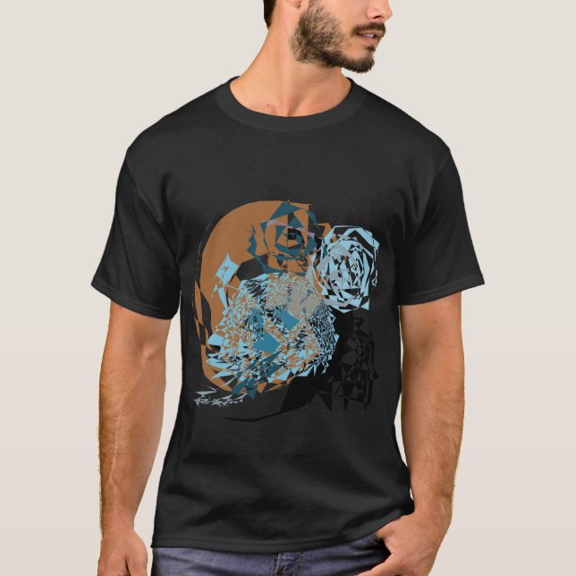 T-Shirt do Mundo do Espaço abstrato (Frente)