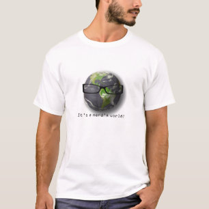T-shirt do mundo do nerd