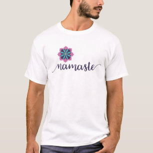 t-shirt do namaste dos homens