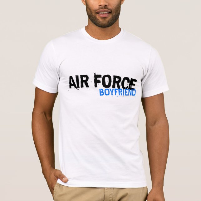 T-shirt do namorado da força aérea (Frente)