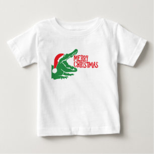 T-shirt do Natal do jacaré
