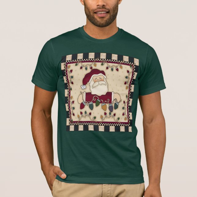 T-shirt do Natal do papai noel (Frente)