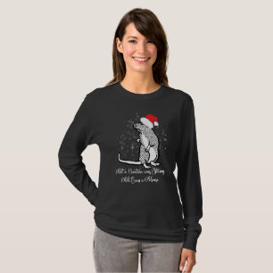 T-shirt do Natal do rato não uma criatura