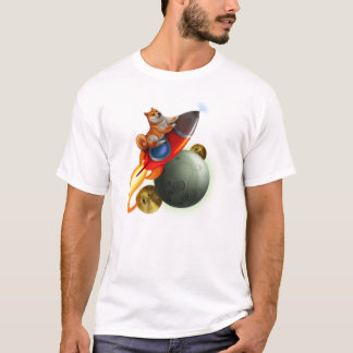 T-shirt do navio de DogeCoin Rocket