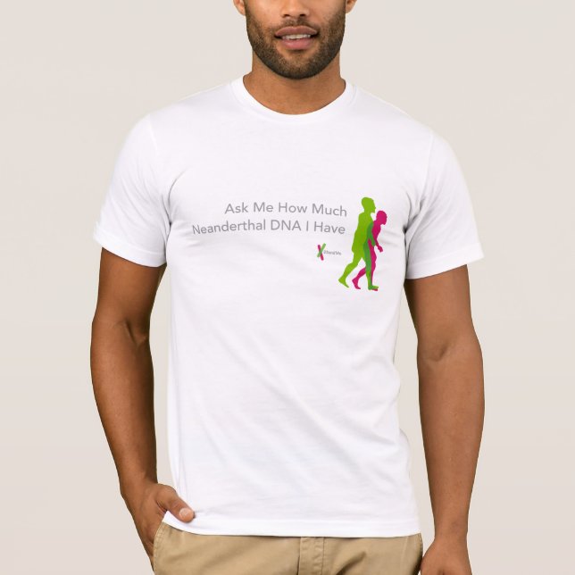 t-shirt do Neanderthal 23andMe (Frente)