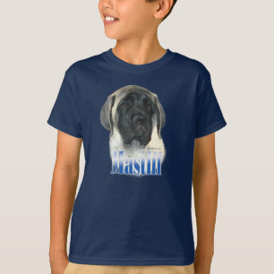 T-shirt do nome do filhote de cachorro do Mastiff