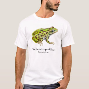 T-shirt do norte do sapo de leopardo