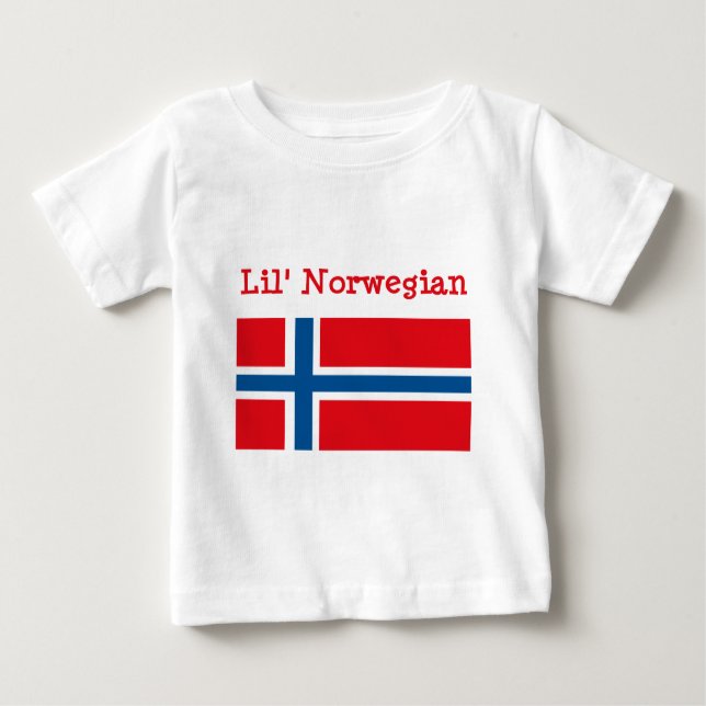 T-shirt do norueguês de Lil (Frente)