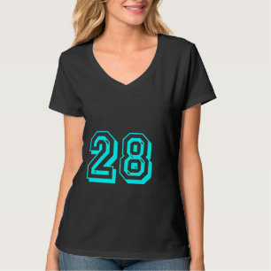 T-shirt do número 28 do Aqua
