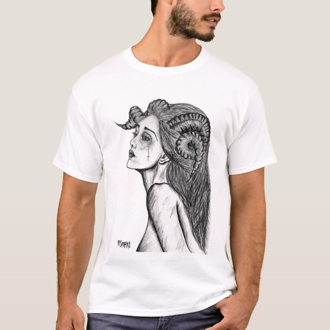 T-shirt do Nymphetamine dos homens (Frente)