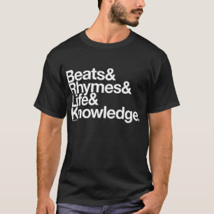 T-shirt Do "O T da música hip-hop"