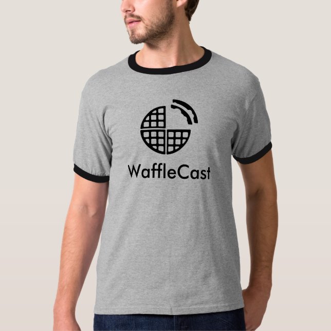 T-shirt do oficial de WaffleCast (Frente)