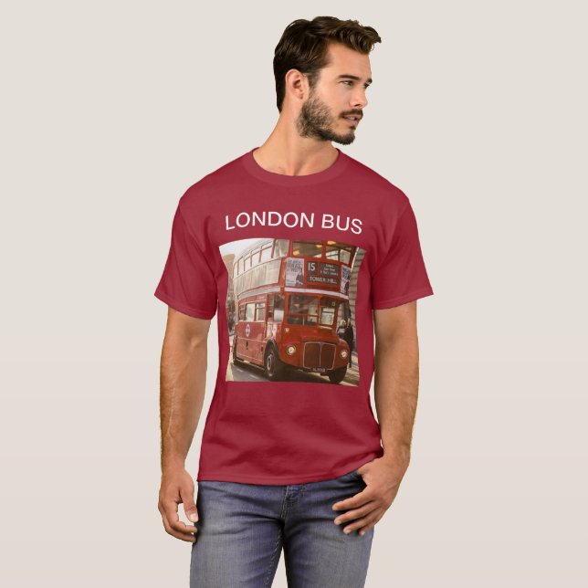 T-shirt do ônibus de Londres (Frente Completa)