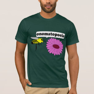 T-shirt do Onomatopoeia da abelha