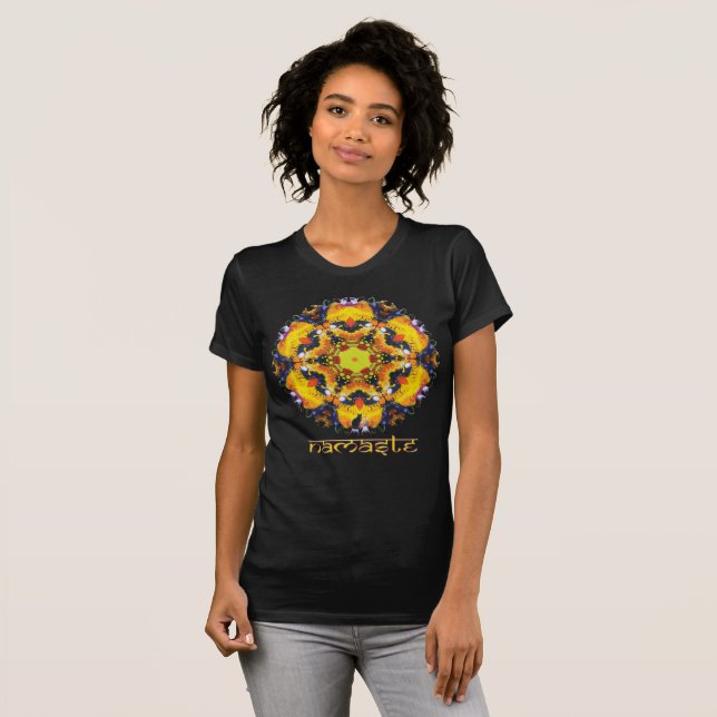 T-shirt do Oracle Namaste Kaleidoscope (Frente Completa)