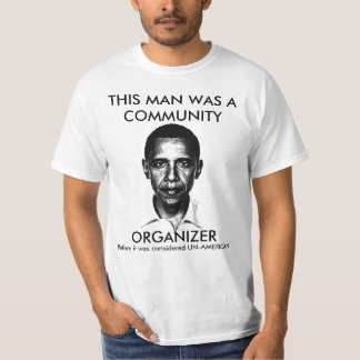 T-SHIRT DO ORGANIZADOR DA COMUNIDADE DE OBAMA
