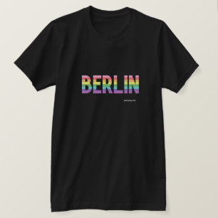 T-shirt do Orgulho de Berlim   Sinalizador Schwul/