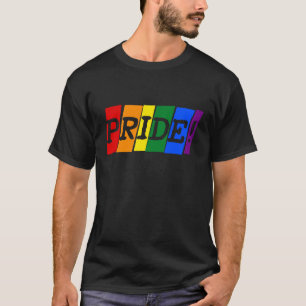 T-shirt do orgulho do arco-íris de LGBT