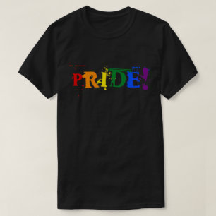 T-shirt do orgulho do arco-íris de LGBT