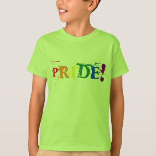 T-shirt do orgulho do arco-íris de LGBT