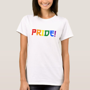 T-shirt do orgulho do arco-íris de LGBT