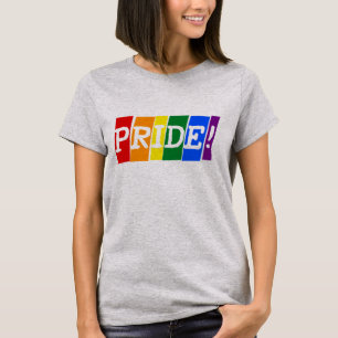 T-shirt do orgulho do arco-íris de LGBT