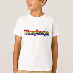 T-shirt do orgulho do estado de Montana