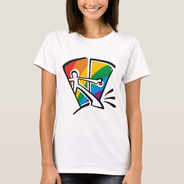 T-shirt do orgulho gay (Frente)