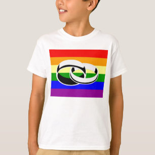 T-shirt do orgulho gay da igualdade do casamento