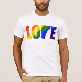 T-shirt do orgulho gay do amor de Vermont