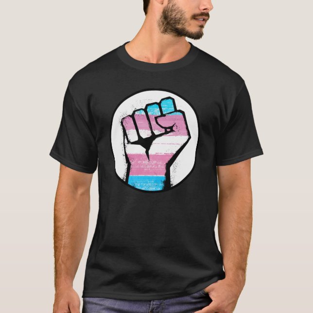 T-Shirt do Orgulho Trans (Frente)