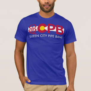T-shirt do orgulho W/text de QCPB Colorado