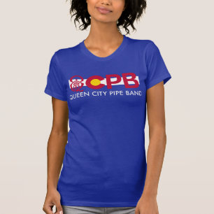 T-shirt do orgulho W/text de QCPB Colorado