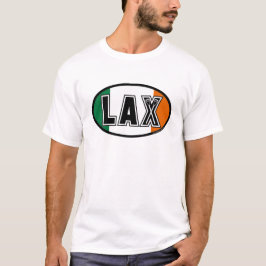 T-shirt do Oval de Ireland da bandeira do Lacrosse