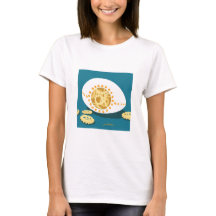 T-shirt do ovo de Steampunk