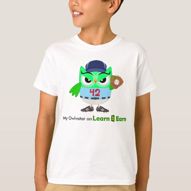 T-shirt do Owlvatar de Braydon (Frente)