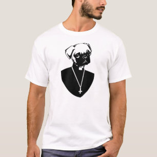 T-shirt do padre do Pug