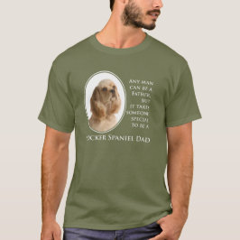 T-shirt do pai de cocker spaniel