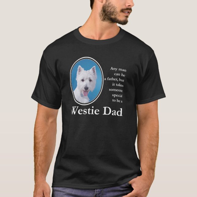 T-shirt do pai de Westie (Frente)