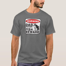 T-shirt do pai - os peixes Beware
