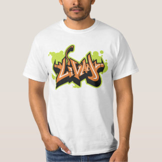 T-shirt do Paintball dos grafites de Livan