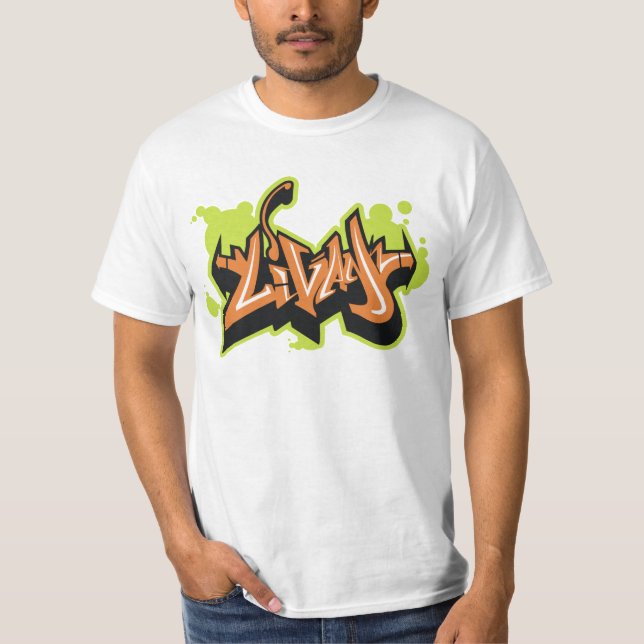 T-shirt do Paintball dos grafites de Livan (Frente)