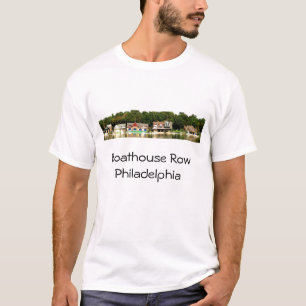 T-shirt do panorama da fileira do Boathouse
