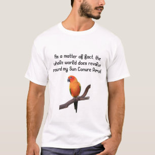 T-shirt do papagaio de Sun Conure