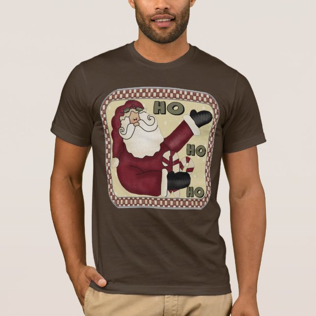 T-shirt do papai noel do país (Frente)
